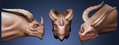 3D модель Голова Дракона (STL)
